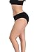 HOFISH Women's Plus Size Low Waist Maternity Pregnant Underwear Brief Panties, Beige Black Pink, Medium (US 8-10)