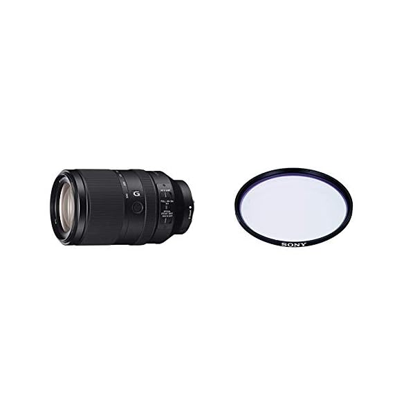 Sony SEL-70300G G Tele-Zoom Objektiv (70-300 mm, F4.5-5.6, OSS) schwarz + Sony VF-72MPAM Carl Zeiss T* MC-Schutzfilter…