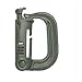 Military Carabiner Grimloc D-Ring Vest Backpack Keychain Clip Snap Foliage Green (Lot of 4)