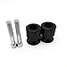 HTTMT MT221-012-BK Black Swingarm Spools Compatible with Kawasaki Ninja 250R 650R Zx 6R 9R 10R 12R 14R Z1000