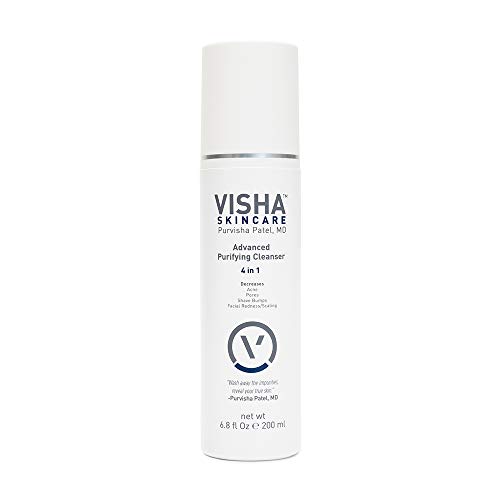 Visha Skincare Advanced Purifying Cleanser – Helps Address Redness and Irritation Caused by Conditions Such as Rosacea and Dermatitis
