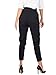 Simplee Apparel Women's Slim Straight Leg Stretch Casual Pants with Pockets, Black, 1/9, Large