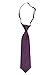 Solid Satin Boys Ties - Plum/12