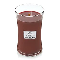 WoodWick Large Hourglass Candle, Smoked Walnut