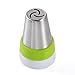 Russian Piping Tips 28 Pcs/Set-Stainless Steel Icing Nozzles Decoration Tools Create Flowers for Cakes, Pies, Cookies and Pastries (23 Tips, 1 Coupler, 1 silicone pastry bag, 3 disposable pastry bags)