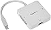 Amazon Basics Mini DisplayPort (Thunderbolt 2) to HDMI DVI VGA Adapter - White