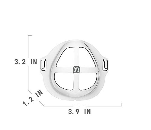 (10 pcs)3D Masks Bracket Protect Lipstick face mask Cool Silicone Bracket Creating More Space for Breathing Reusable Nose and Mouth Mask Holder Bracket