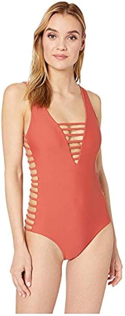 Amazon Volcom ボルコム レディース水着 オーバーウェア Gmj X Volcom One Piece Burnt Red Xl 並行輸入品 ワンピース 通販