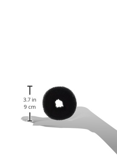 Soft 'N Style Hair Donut Black, 0.005 Ounce