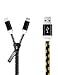 TOTOP IPhone 6 Cable, 2-in-1 USB Nylon Braided 2.0 Cable Zipper Designed Micro USB Data Sync Cable, 8 Pin Micro USB Cable for IPhone 6 6 Plus 5 5s 5c, IPad, IPod, Sumsung