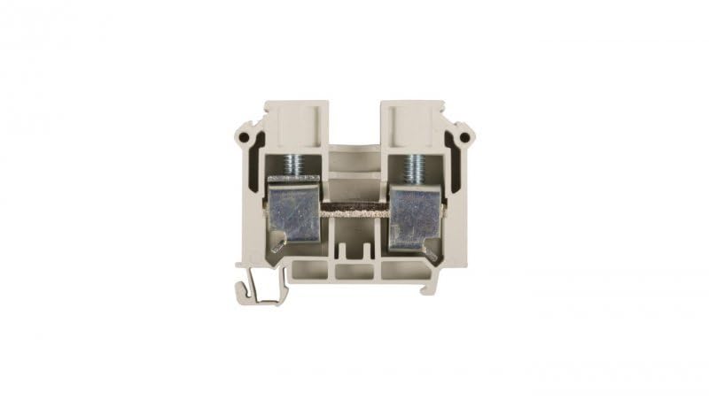 SIMET Brand Grey ZSG1-35.0S Rail Mounted Screw Terminal Block