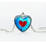 Heart Container Legend of Zelda Pendant Heart Necklace Heart Jewelry Heart Shape Christmas Gift