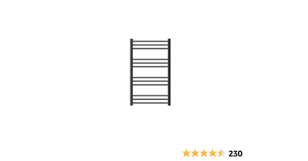 ECD Germany Radiador de baño - 600x800 mm - Antracita - Recto ...