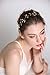 fxmimior Wedding Bridal Vintage Leaf Headband Headpiece Tiara Bride Hair Accessories (gold)
