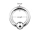 BodyJ4You Professional Piercing Kit Stainless Steel 14G 16G 18G Belly Button Nipple Lip Nose Jewelry