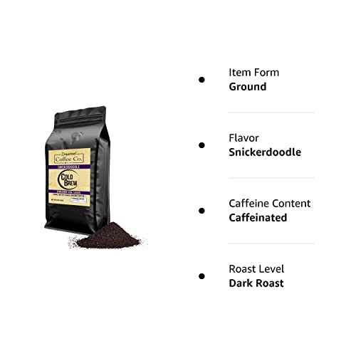 Snickerdoodle Flavored Cold Brew Coffee Grounds Inspired Coffee Co