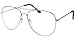 SHAMZBEST Clear Lens Aviator Eyeglasses Classic Retro