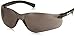 MCR Safety Crews BKH25G BearKat Magnifier Polycarbonate 2.5 Diopter Gray Lens Safety Glasses with Non-Slip Hybrid Black Temple Sleeve