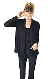 Women'S Rayon Span Super Comfortable Basic Cardigan - Solid