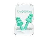 ExceedBuy SNR 30 Soft Noise Cancelling Ear Plugs –Reusable Hearing Protection Earplugs For Sleeping, Swimming, Traveling,Meditation,Festivals, Concerts, Construction Workers, Musicians And More