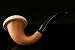 Hand Made Block Meerschaum Calabash Pipe - Sherlock Holmes Style - Mahogany Wood - 100% BLOCK Meerschaum Lattice Insert Bowl - Not From Pressed - Smoking Pipe