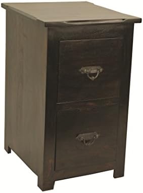 Moti Furniture Substantial and Clean Styled Milan Filing Cabinet with 2 Drawers