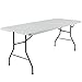 Best Choice Products 3pc Portable 6' Folding Table and Bench Set Combo Resin