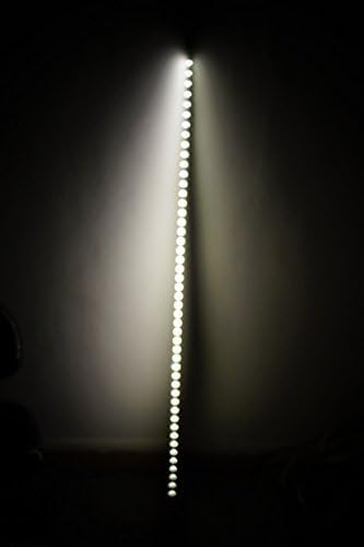 Saming LED Lighted Whip atv utv off road sand dunes Flexible atv utv Antenna With Flag (5 FT, White)