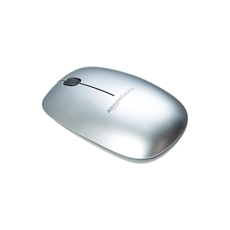 AmazonBasics Slim Bluetooth Mouse, Black
