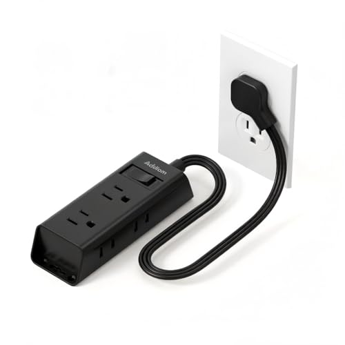 Addtam 6-Outlet Flat Power Strip