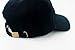 Grace Eleyae GE I Women's Satin-Lined Baseball Hat Quality Hair Care Cap Slap with Adjustable Back Strap, Black