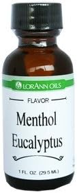 2 Pack Menthol Eucalyptus, Natural Flavor,LorAnn 1 oz bottles
