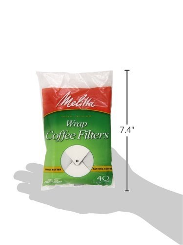 Melitta USAA ホワイトラップコーヒーフィルター 1 - Pack ホワイト 627402 並行輸入品