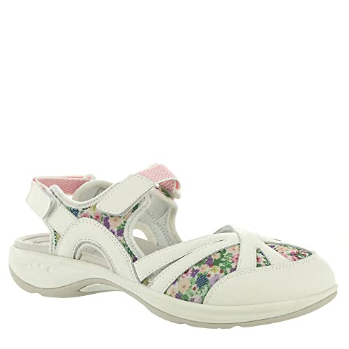 Easy Spirit Womens Esplash White Multi 10 WW (EE)