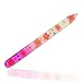 4 Color Nail Art Quality Manicure Crystal Glass Nail Files Set 5.5inch（Nail Files）