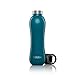 Bobble Insulate, vacuum insulate water bottle, stainless steel, double wall insulation, food-grade 304 stainless steel, cold for 24 hours, hot for 12 hours, 15 fl oz./ 442 mL, Peacock