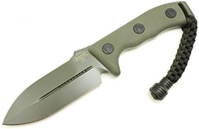 Microtech MT101-1GR Crosshair Green Fixed Blade Knife
