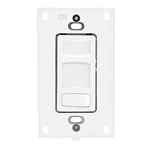 Maxxima LED Slide Dimmer Switch, 3Way/Single Pole Decorative Electrical Light Switch 600 Watt