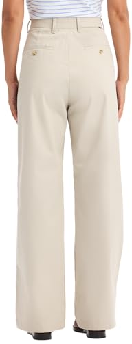 Dockers Stain Defender High Waist Pleated Relaxed Fit - Pantalón Mujer