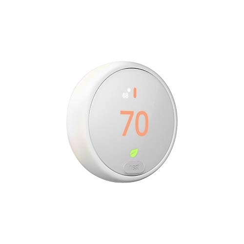 Google Nest Thermostat E - Termostato inteligente programable para el hogar - Termostato Nest de tercera generación - Funciona con Alexa,Blanco