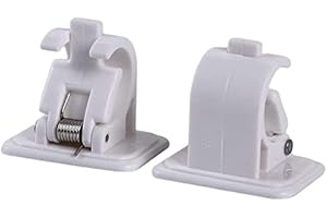 2 pcs Curtain Rod Holder Self Adhesive Curtain Bracket Rod Wall Ring Hook Holders ClipsFashion Processed