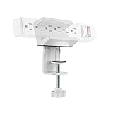 AVLT-Power Power Strip Desk Clamp Holder Mount - Fits Power Strip with Width Between 1.6