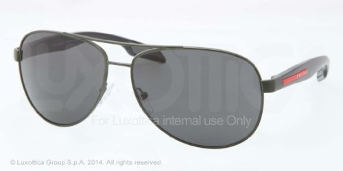 Prada Sport PS53PS Sunglasses-ROV/1A1 Military Green (Gray Lens)-62mm