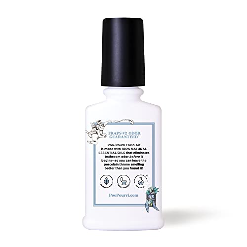POO-POURRI BEFORE-YOU-GO TOILET SPRAY, FRESH AIR, 4 FL OZ – JASMINE, FRESH AIR AND MINT