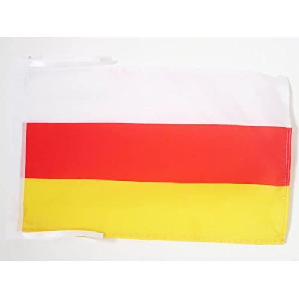 AZ FLAG - Republic of South Ossetia Flag - 18'' x 12'' - 100% Polyester Tskhinvali Region Small Banner with Two Cords - Fade Resistant - Vivid Colors - 18x12 in - 45x30 Cm — image 1