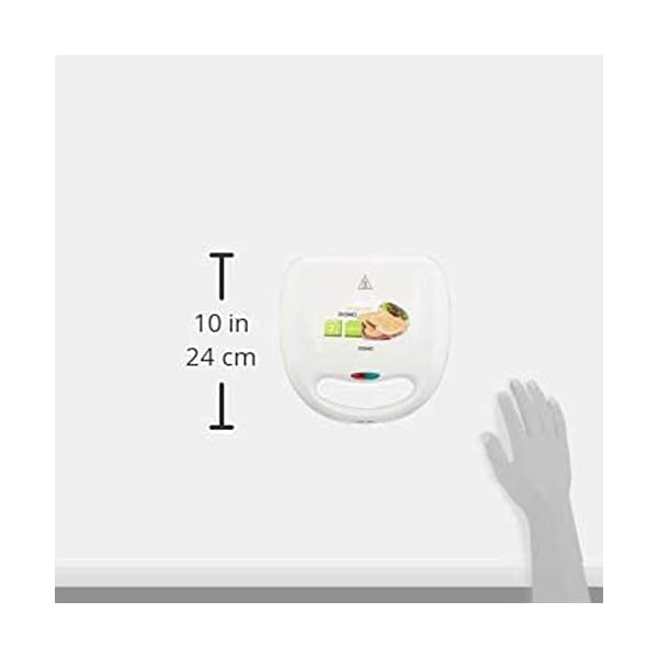 Domo-DO9041C-Sandwich-Toaster-700-W-White Domo DO9041C Sandwich Toaster, 700 W, White