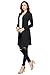 LL WSK1048 Womens Long Sleeve Ombre Open Front Long Cardigan with Stretch XXXL BLACK