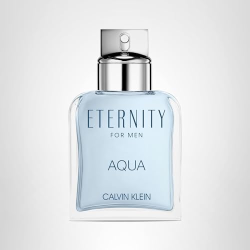 Calvin Klein Eternity Aqua Eau De Toilette – Woody Men's Cologne – With Notes of Cucumber, Sage, & Sandalwood – Long Lasting Fragrance