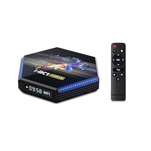 Ovegna HK1: Android Box, Android 11.0, RK3566 Quad-Core 64bit Cortex-A55, 4 GB DDR4 RAM, 32 GB ROM, WiFi 2.4G/5G, 4K…