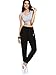 SweatyRocks Women's Sweatpants Yoga Workout Athletic Joggers Pants with Pockets (Large, #Black)